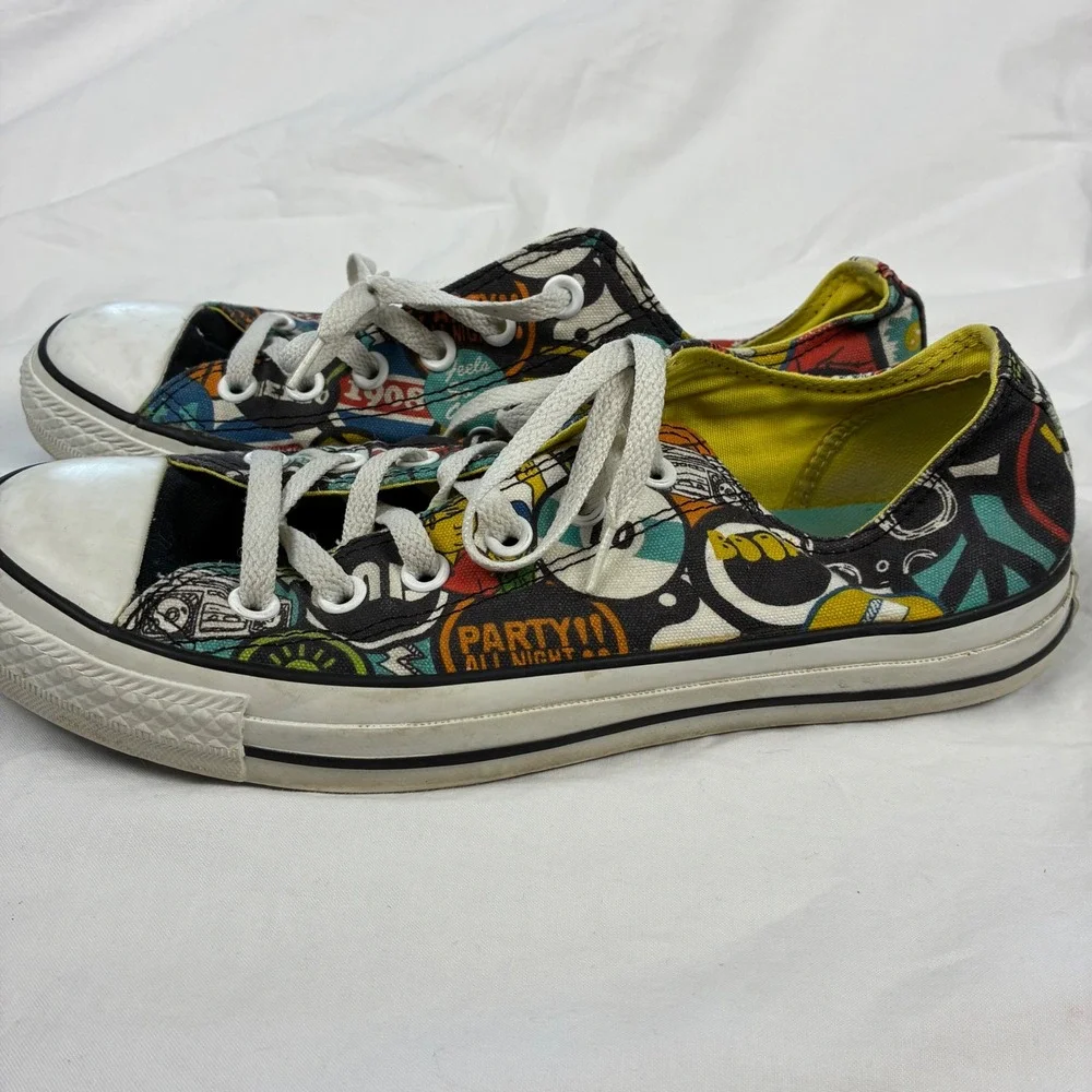 Converse Chuck Taylor All Star Comic Pop Art Low Sneakers Mens 8 Pop Art